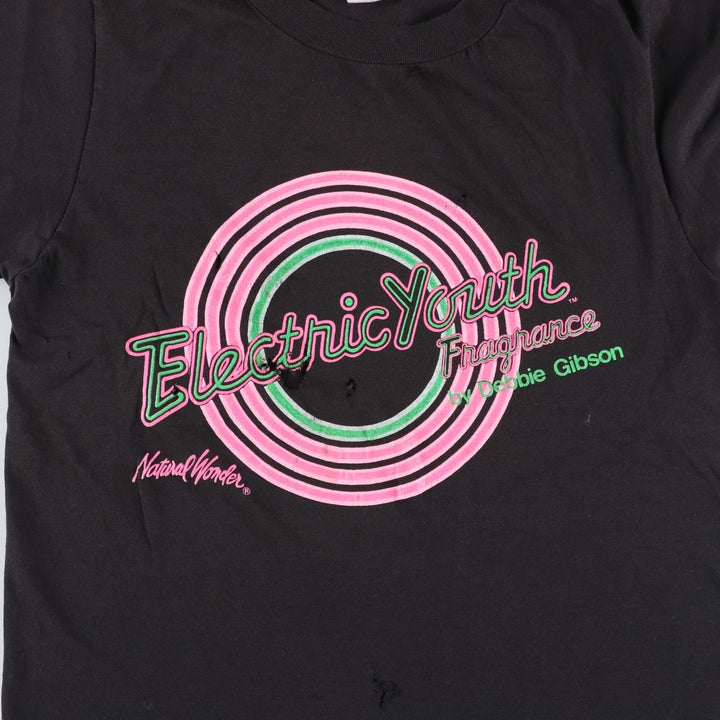80'S Anvil DEBBIE GIBSON Band T-Shirt, Made in USA, Women's Size M (approx.), Vintage polyester black type Vintage Second Hand
