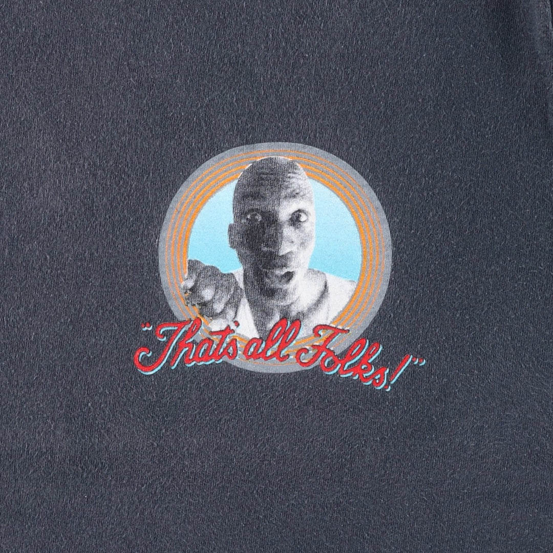 90'S Nike Silver Tag Michael Jordan Looney Tunes Character Print T-Shirt (Men's Size M) cotton black type Vintage Second Hand