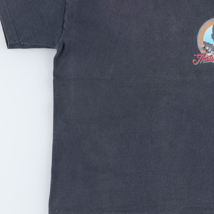 90'S Nike Silver Tag Michael Jordan Looney Tunes Character Print T-Shirt (Men's Size M) cotton black type Vintage Second Hand