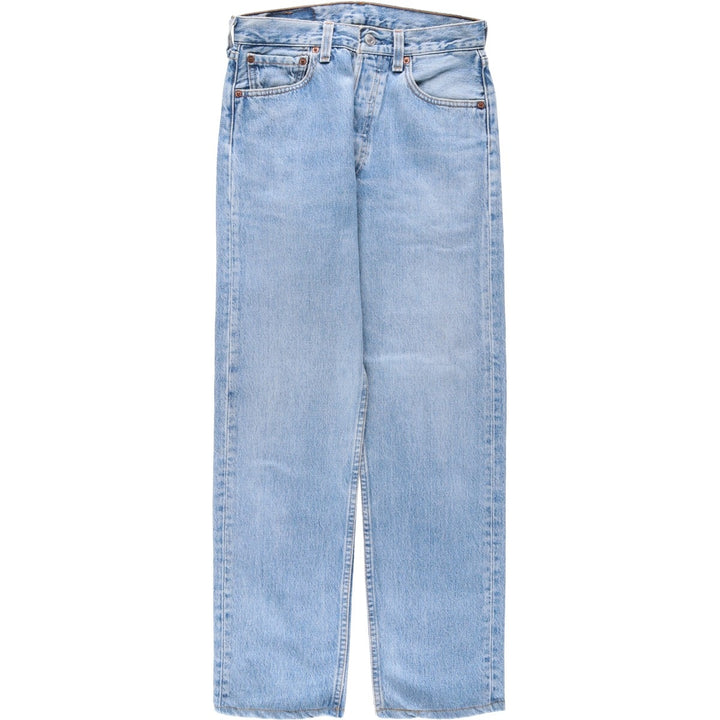 Vintage 1990'S Levi's 501 Straight Denim Pants, Made in USA, Women's Size L (W27) cotton blue type Vintage Second Hand