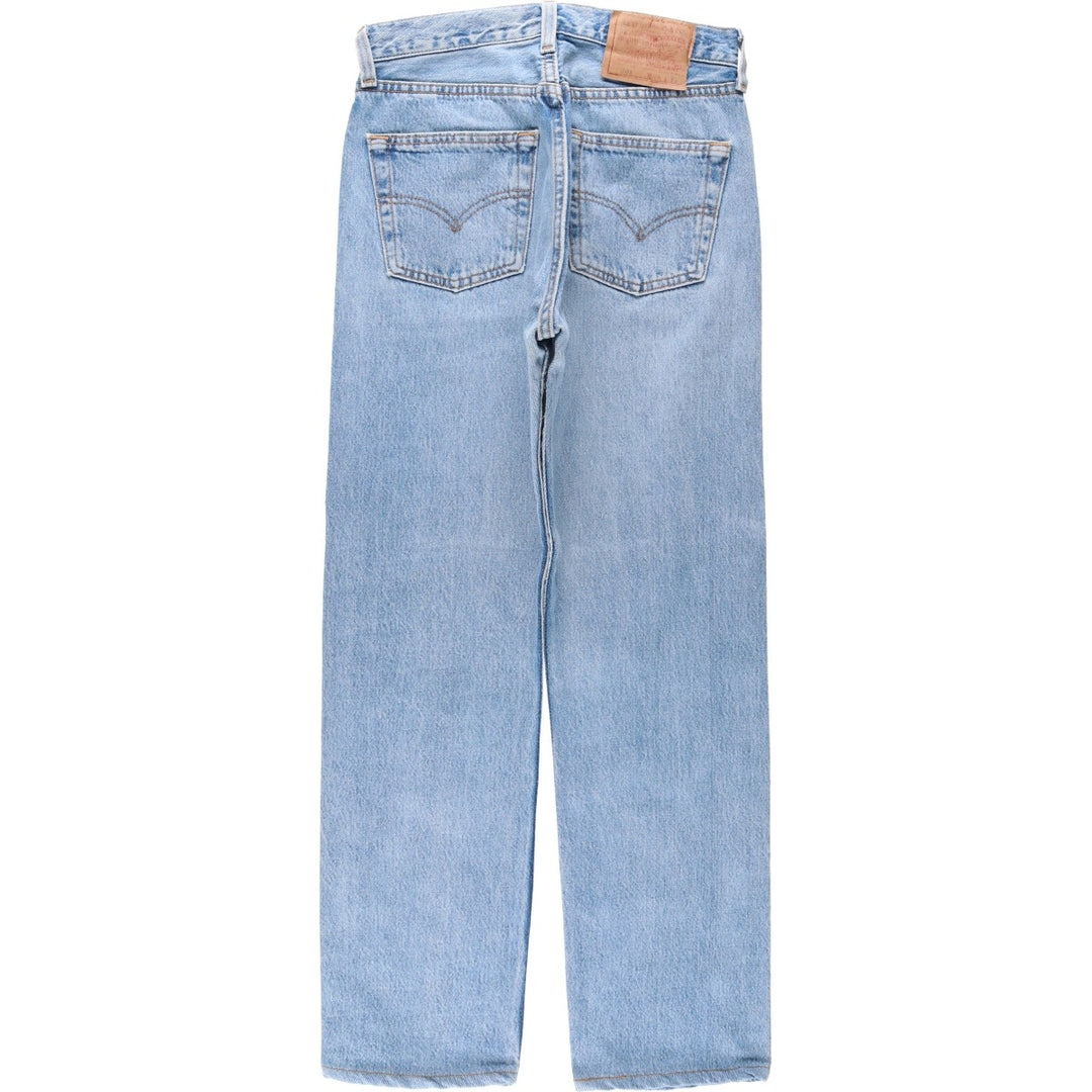 Vintage 1990'S Levi's 501 Straight Denim Pants, Made in USA, Women's Size L (W27) cotton blue type Vintage Second Hand