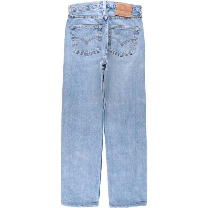 Vintage 1990'S Levi's 501 Straight Denim Pants, Made in USA, Women's Size L (W27) cotton blue type Vintage Second Hand