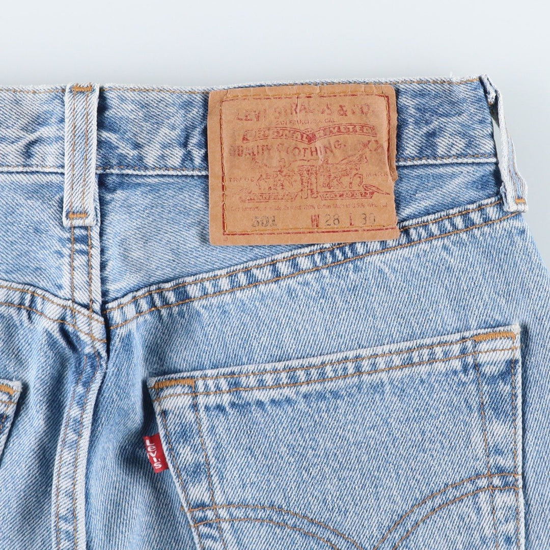Vintage 1990'S Levi's 501 Straight Denim Pants, Made in USA, Women's Size L (W27) cotton blue type Vintage Second Hand