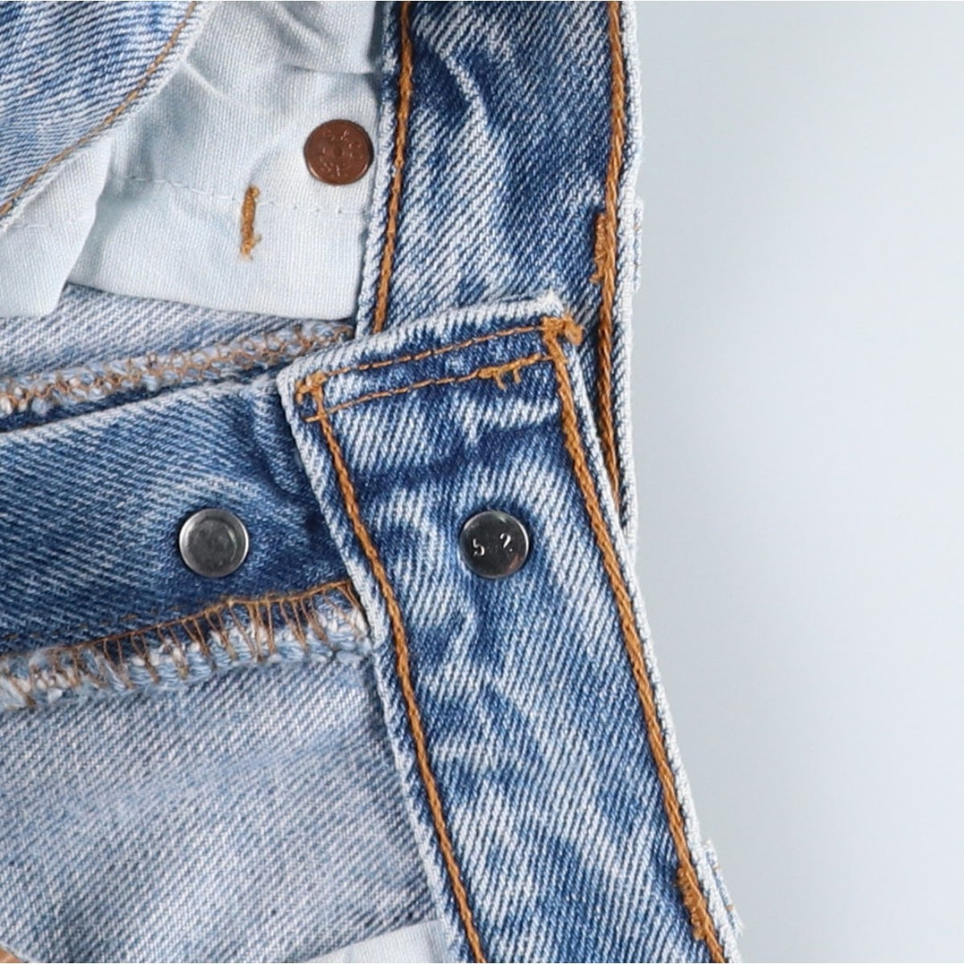 Vintage 1990'S Levi's 501 Straight Denim Pants, Made in USA, Women's Size L (W27) cotton blue type Vintage Second Hand