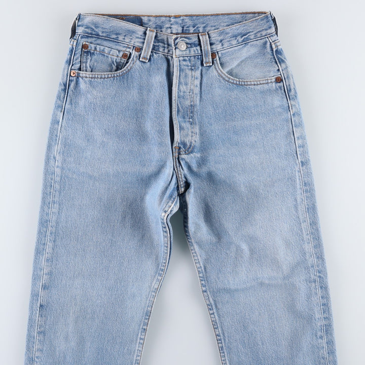 Vintage 1990'S Levi's 501 Straight Denim Pants, Made in USA, Women's Size L (W27) cotton blue type Vintage Second Hand