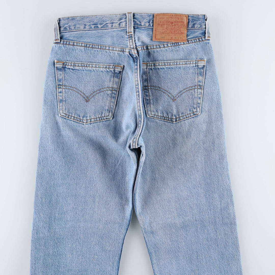 Vintage 1990'S Levi's 501 Straight Denim Pants, Made in USA, Women's Size L (W27) cotton blue type Vintage Second Hand