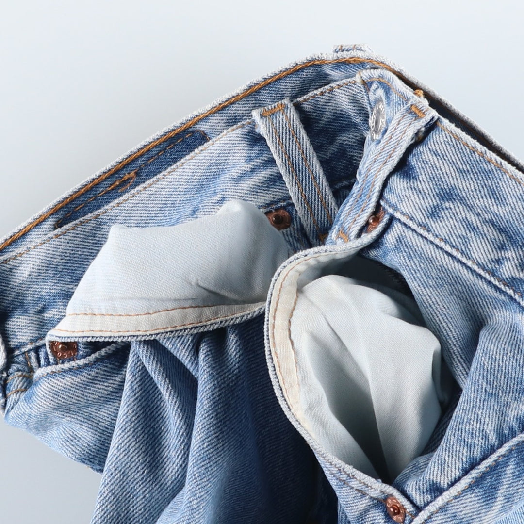 Vintage 1990'S Levi's 501 Straight Denim Pants, Made in USA, Women's Size L (W27) cotton blue type Vintage Second Hand