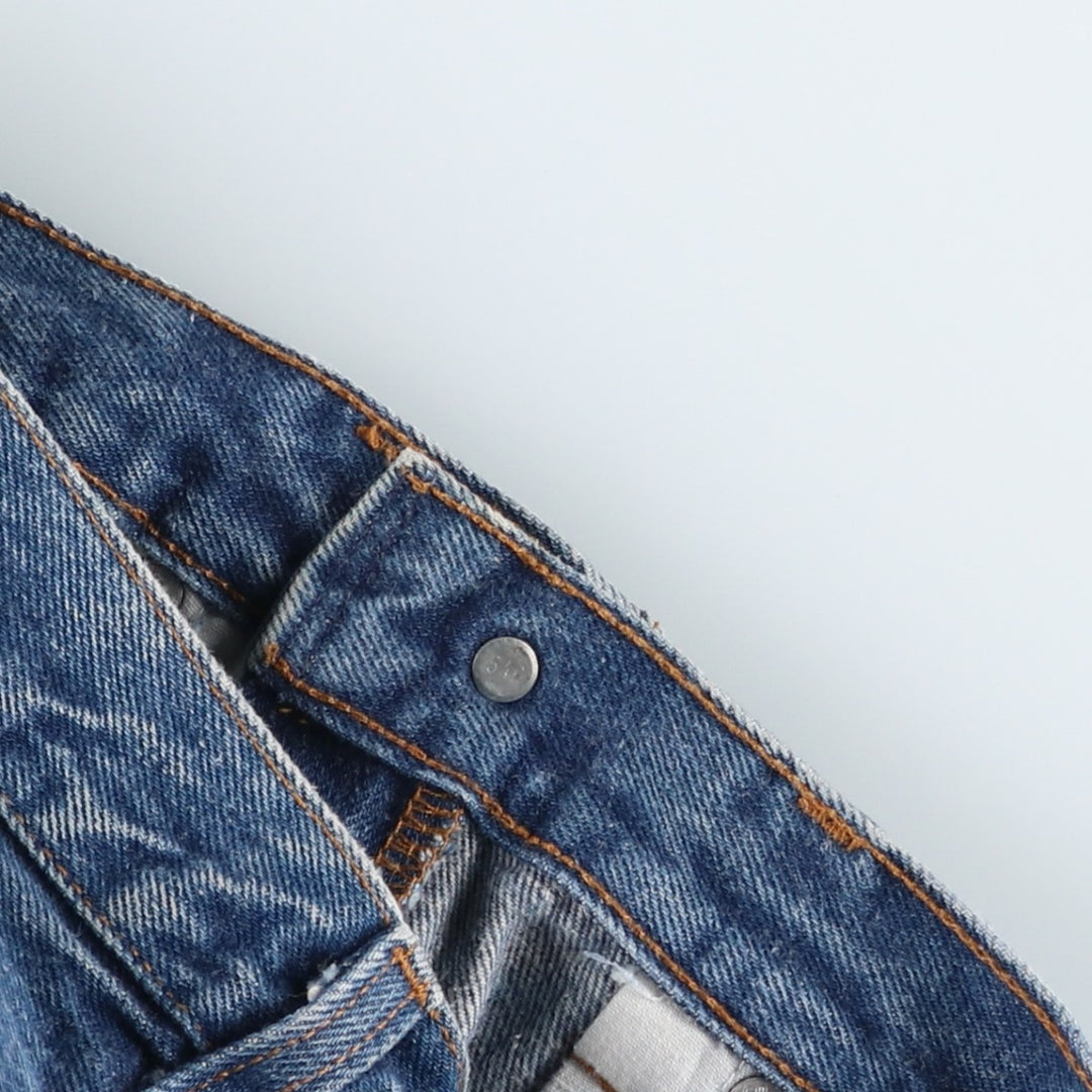 ~1990'S Levi's 501-0115 Straight Denim Pants, Made in USA, Women's Size L (equivalent to W28), Vintage cotton blue type Vintage Second Hand
