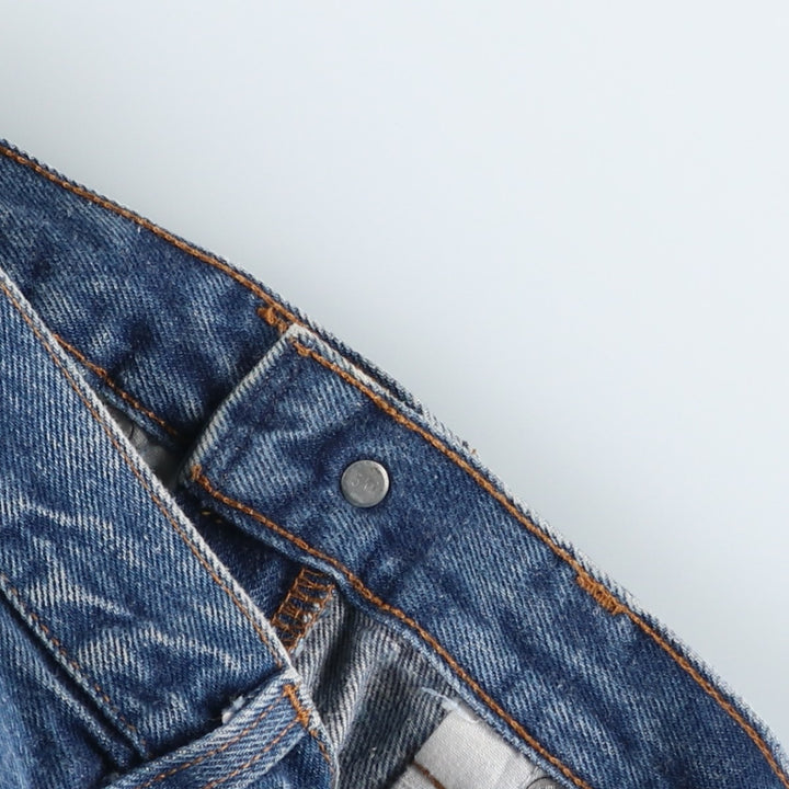 ~1990'S Levi's 501-0115 Straight Denim Pants, Made in USA, Women's Size L (equivalent to W28), Vintage cotton blue type Vintage Second Hand