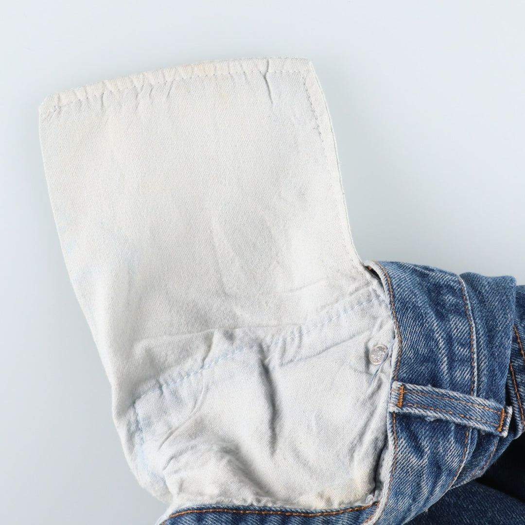 ~1990'S Levi's 501-0115 Straight Denim Pants, Made in USA, Women's Size L (equivalent to W28), Vintage cotton blue type Vintage Second Hand