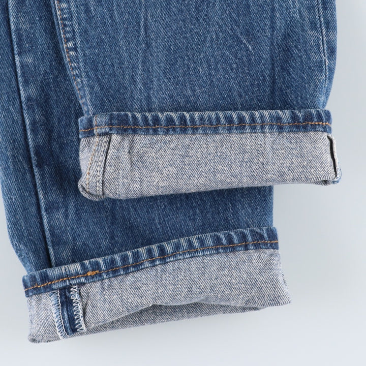 ~1990'S Levi's 501-0115 Straight Denim Pants, Made in USA, Women's Size L (equivalent to W28), Vintage cotton blue type Vintage Second Hand