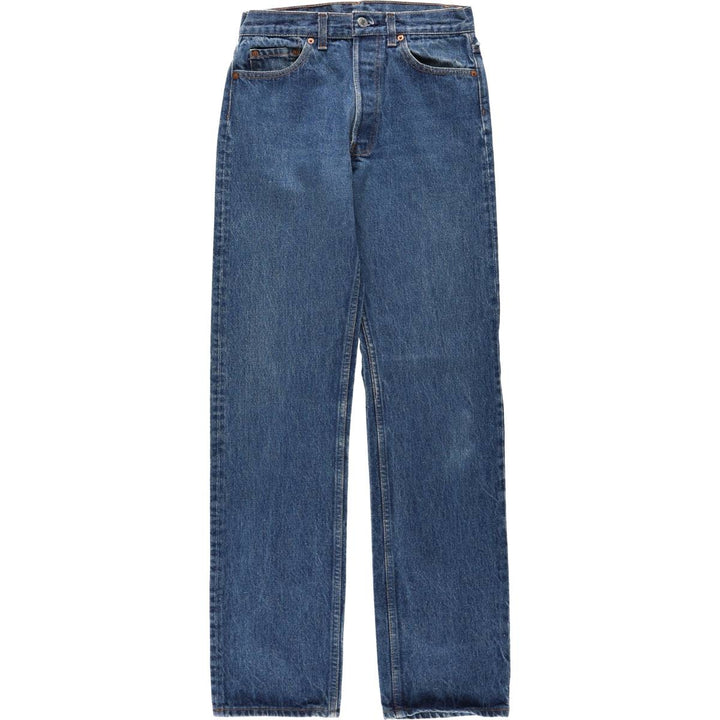 80s-90'S Levi's 501-0000 Straight Denim Pants, Made in USA, Women's Size L (equivalent to W27), Vintage cotton blue type Vintage Second Hand