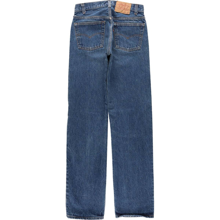 80s-90'S Levi's 501-0000 Straight Denim Pants, Made in USA, Women's Size L (equivalent to W27), Vintage cotton blue type Vintage Second Hand