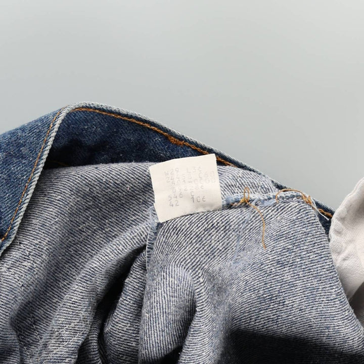 80s-90'S Levi's 501-0000 Straight Denim Pants, Made in USA, Women's Size L (equivalent to W27), Vintage cotton blue type Vintage Second Hand