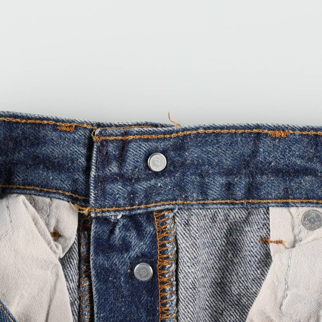 80s-90'S Levi's 501-0000 Straight Denim Pants, Made in USA, Women's Size L (equivalent to W27), Vintage cotton blue type Vintage Second Hand