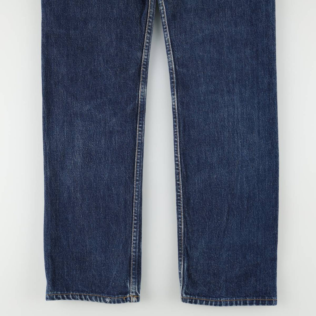 1990'S Levi's 6501-0135 Straight Denim Pants, Made in USA, Women's Size L (equivalent to W28), Vintage cotton blue type Vintage Second Hand