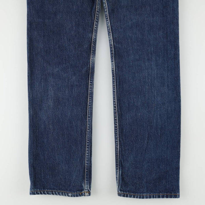 1990'S Levi's 6501-0135 Straight Denim Pants, Made in USA, Women's Size L (equivalent to W28), Vintage cotton blue type Vintage Second Hand