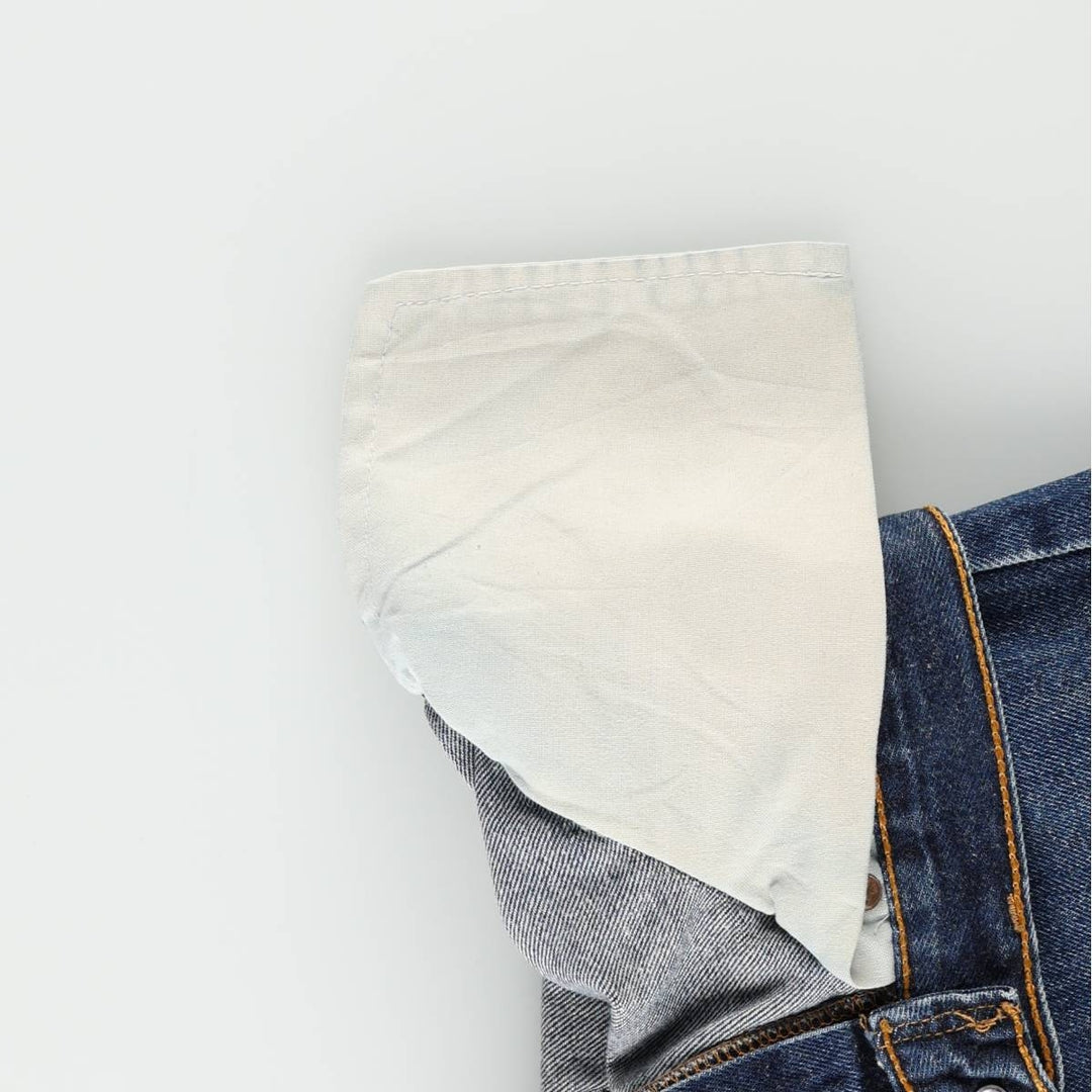 1990'S Levi's 6501-0135 Straight Denim Pants, Made in USA, Women's Size L (equivalent to W28), Vintage cotton blue type Vintage Second Hand