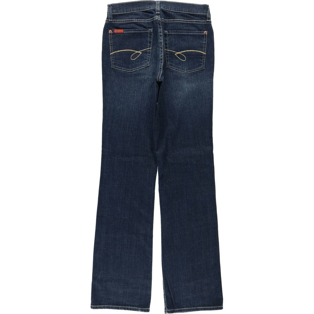 JORDACHE Flare Cut Denim Pants, Women's Size L (equivalent to W29) cotton navy blue type Vintage Second Hand