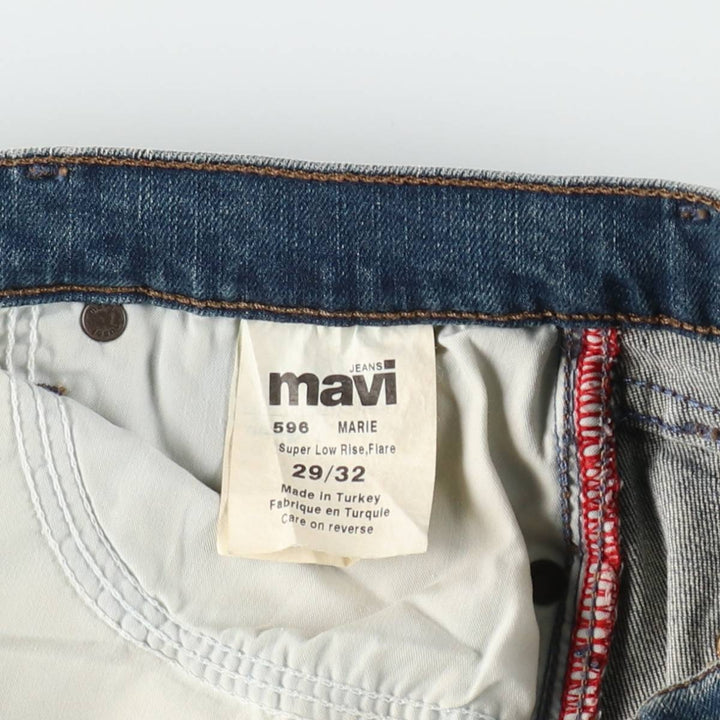 Mavi Flare Cut Denim Pants, Women's Size L (equivalent to W30) cotton blue type Vintage Second Hand