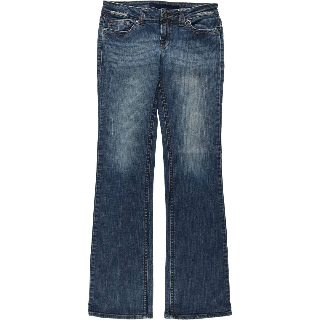 rafuge Flare Cut Denim Pants, Women's Size L (equivalent to W30) cotton blue type Vintage Second Hand