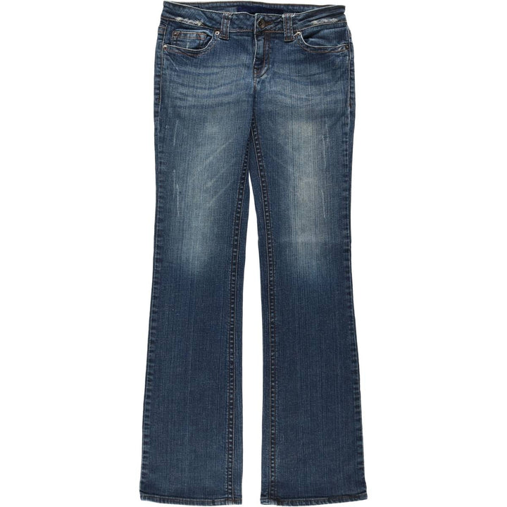rafuge Flare Cut Denim Pants, Women's Size L (equivalent to W30) cotton blue type Vintage Second Hand