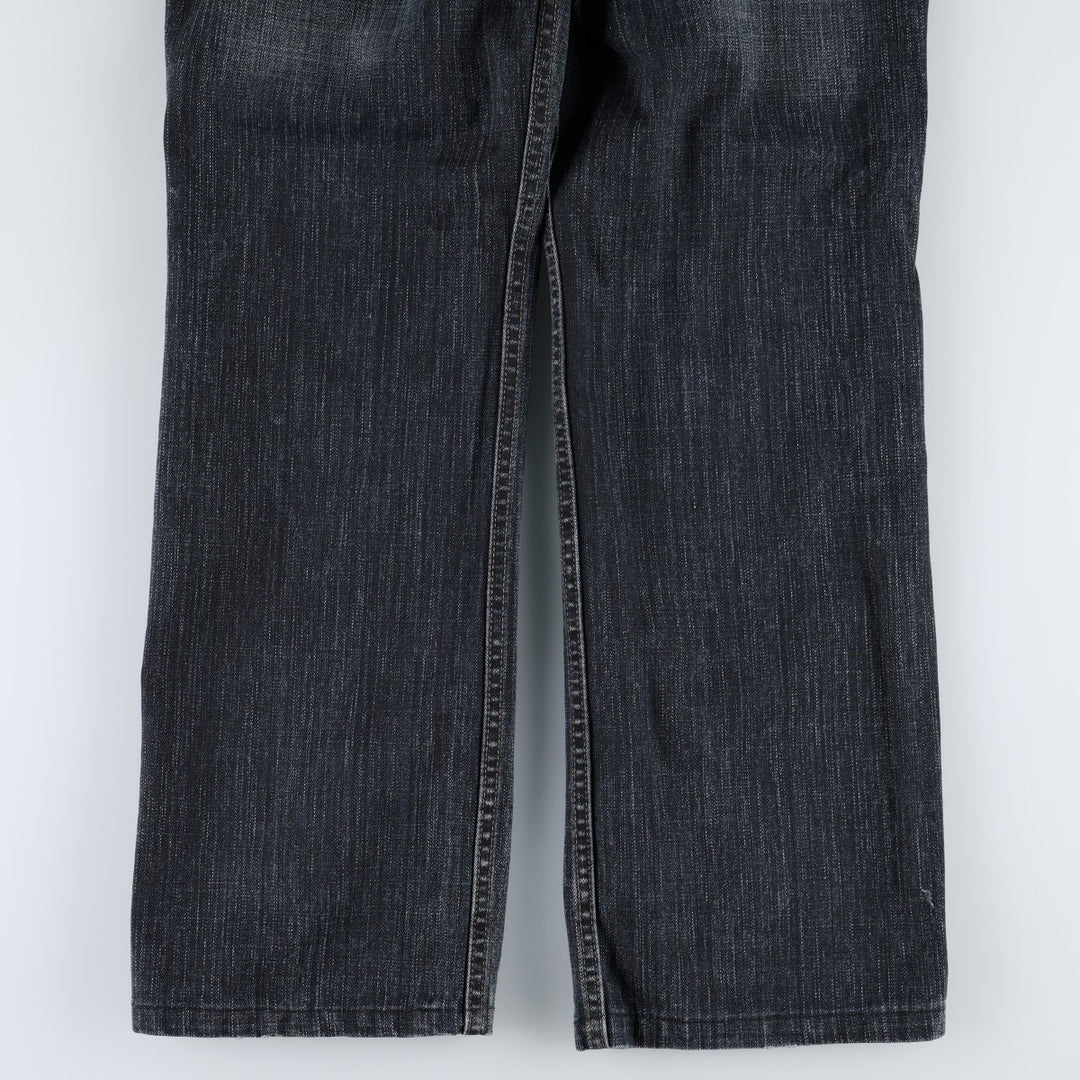 Stay jeanswear Flare Cut Denim Pants Women's XL (equivalent to W31) cotton navy blue type Vintage Second Hand