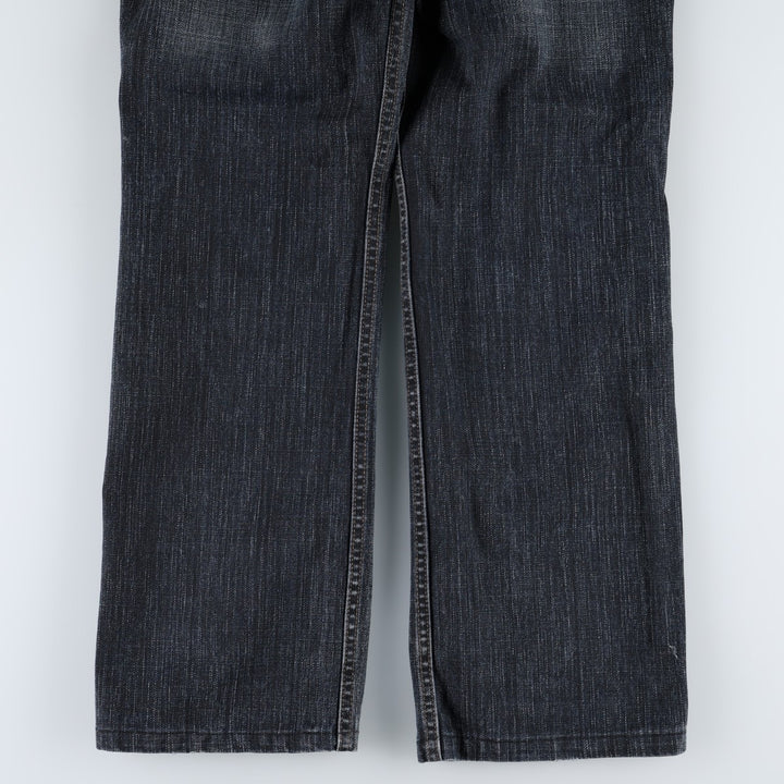 Stay jeanswear Flare Cut Denim Pants Women's XL (equivalent to W31) cotton navy blue type Vintage Second Hand