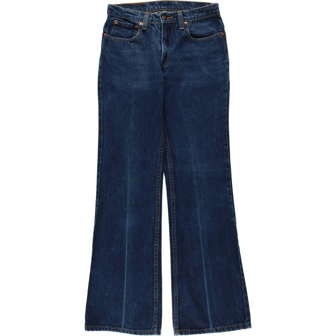 JORDACHE Flare Cut Denim Pants, Women's Size L (equivalent to W28) cotton blue type Vintage Second Hand