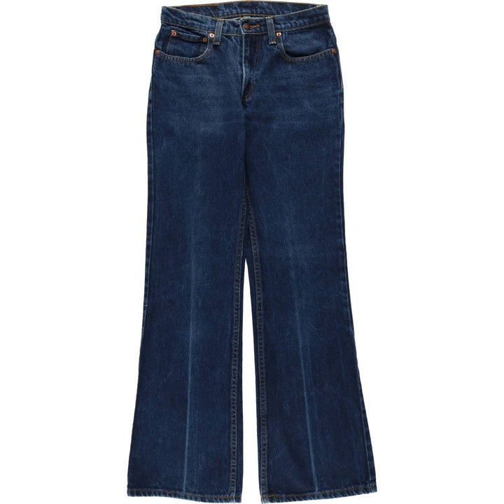 JORDACHE Flare Cut Denim Pants, Women's Size L (equivalent to W28) cotton blue type Vintage Second Hand