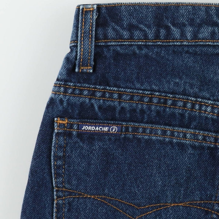 JORDACHE Flare Cut Denim Pants, Women's Size L (equivalent to W28) cotton blue type Vintage Second Hand