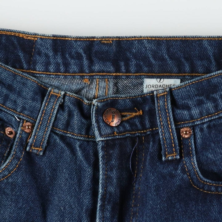 JORDACHE Flare Cut Denim Pants, Women's Size L (equivalent to W28) cotton blue type Vintage Second Hand