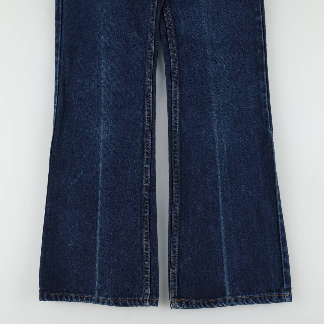 JORDACHE Flare Cut Denim Pants, Women's Size L (equivalent to W28) cotton blue type Vintage Second Hand