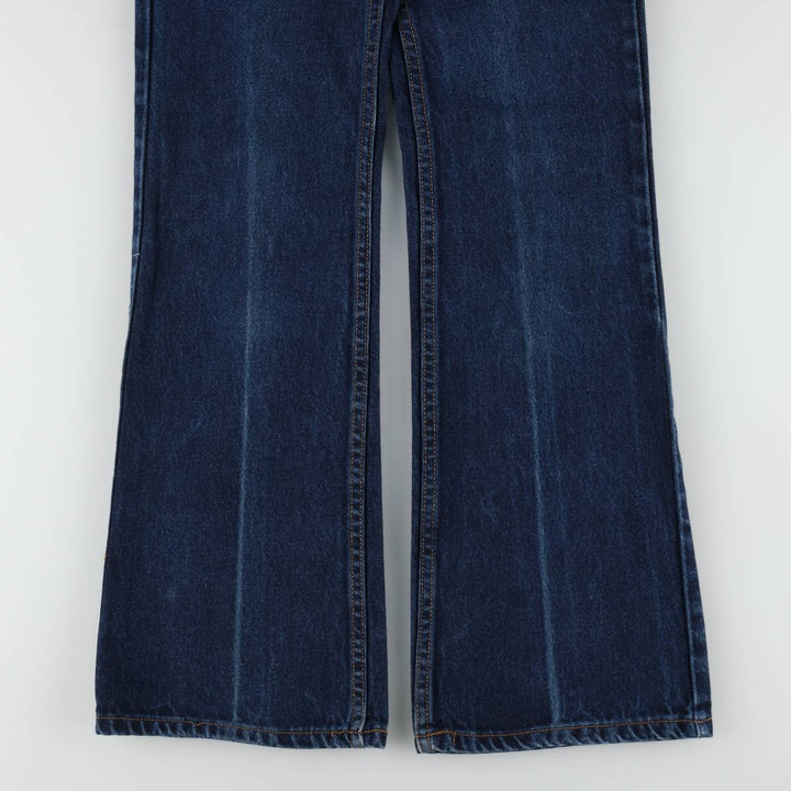 JORDACHE Flare Cut Denim Pants, Women's Size L (equivalent to W28) cotton blue type Vintage Second Hand