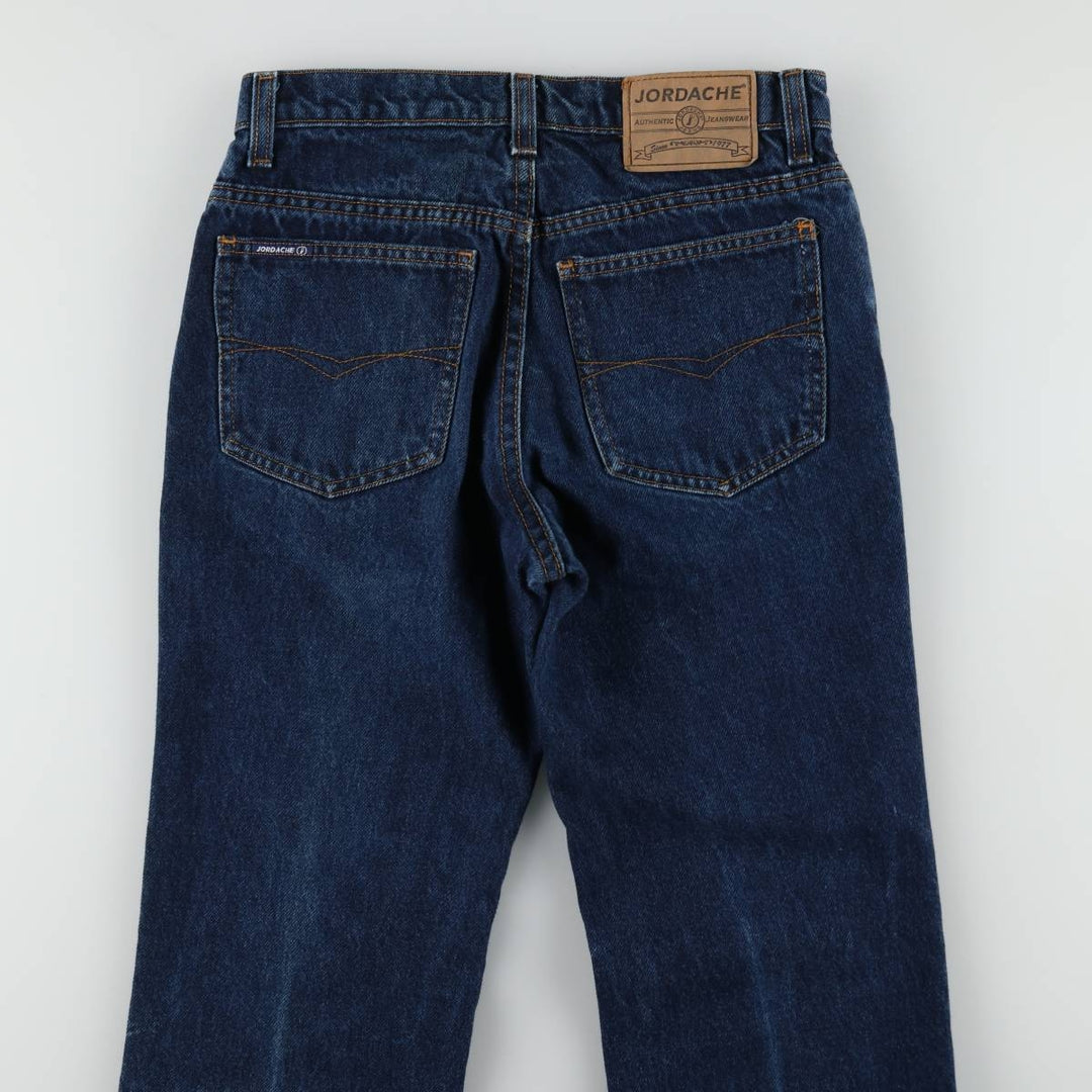 JORDACHE Flare Cut Denim Pants, Women's Size L (equivalent to W28) cotton blue type Vintage Second Hand
