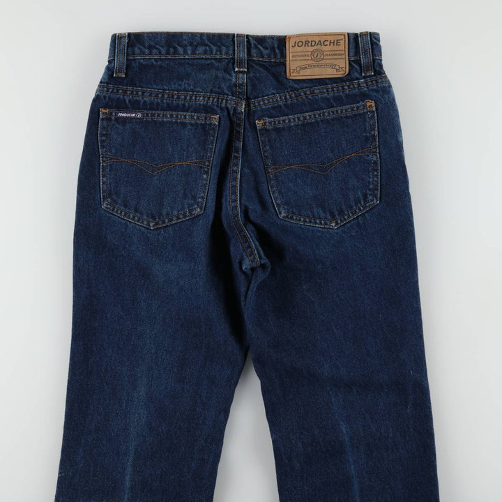 JORDACHE Flare Cut Denim Pants, Women's Size L (equivalent to W28) cotton blue type Vintage Second Hand