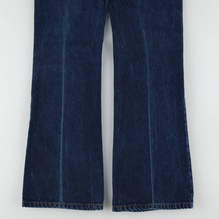 JORDACHE Flare Cut Denim Pants, Women's Size L (equivalent to W28) cotton blue type Vintage Second Hand