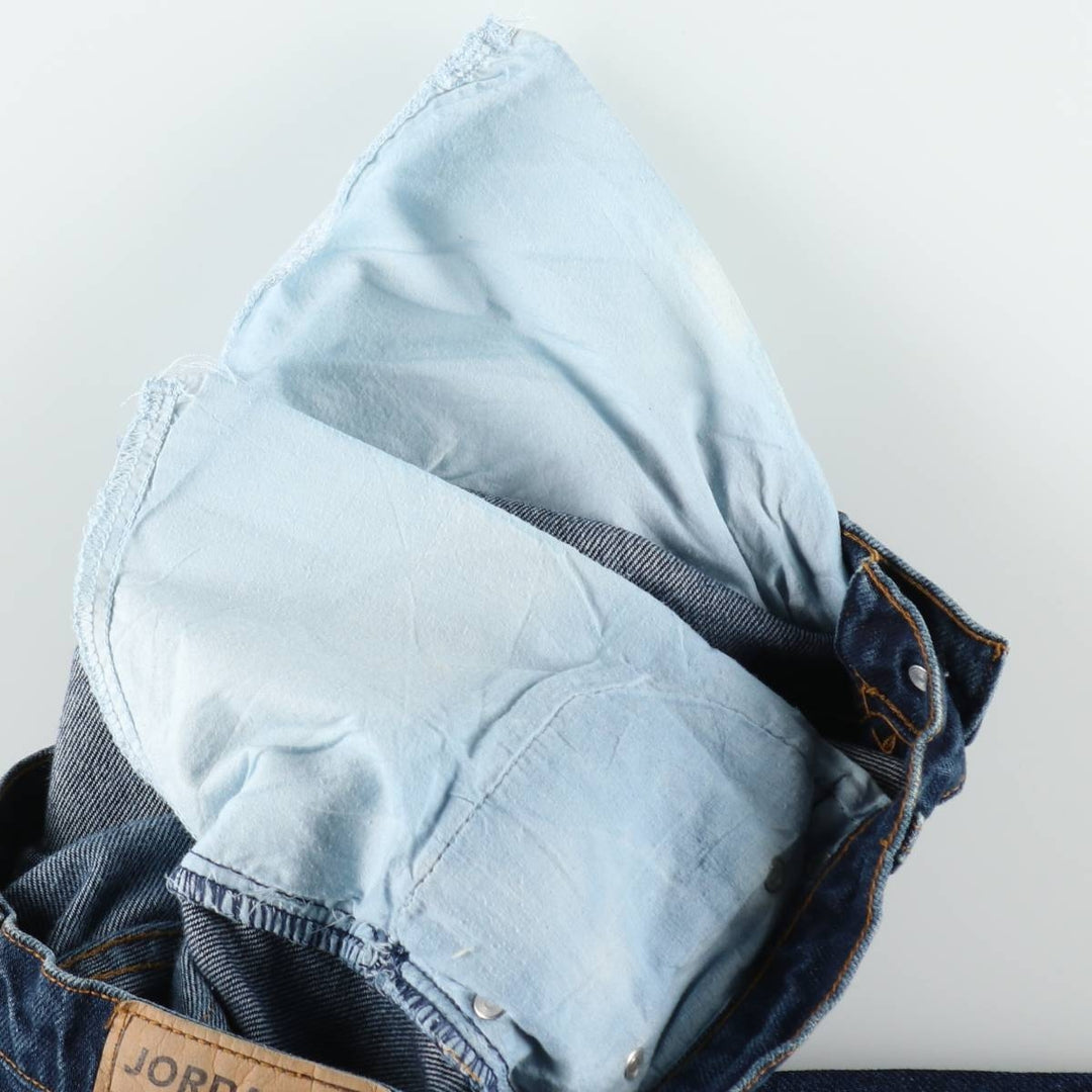 JORDACHE Flare Cut Denim Pants, Women's Size L (equivalent to W28) cotton blue type Vintage Second Hand