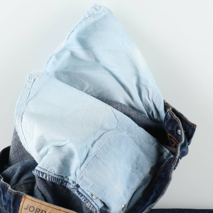 JORDACHE Flare Cut Denim Pants, Women's Size L (equivalent to W28) cotton blue type Vintage Second Hand