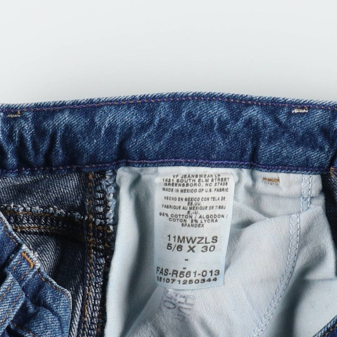 Wrangler Flare Cut Denim Pants, Women's Size L (equivalent to W29) cotton blue type Vintage Second Hand