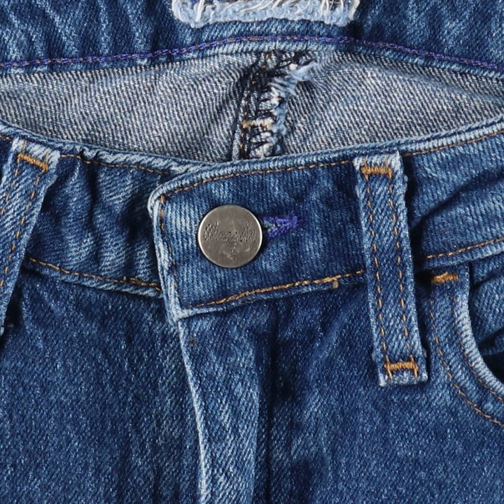 Wrangler Flare Cut Denim Pants, Women's Size L (equivalent to W29) cotton blue type Vintage Second Hand