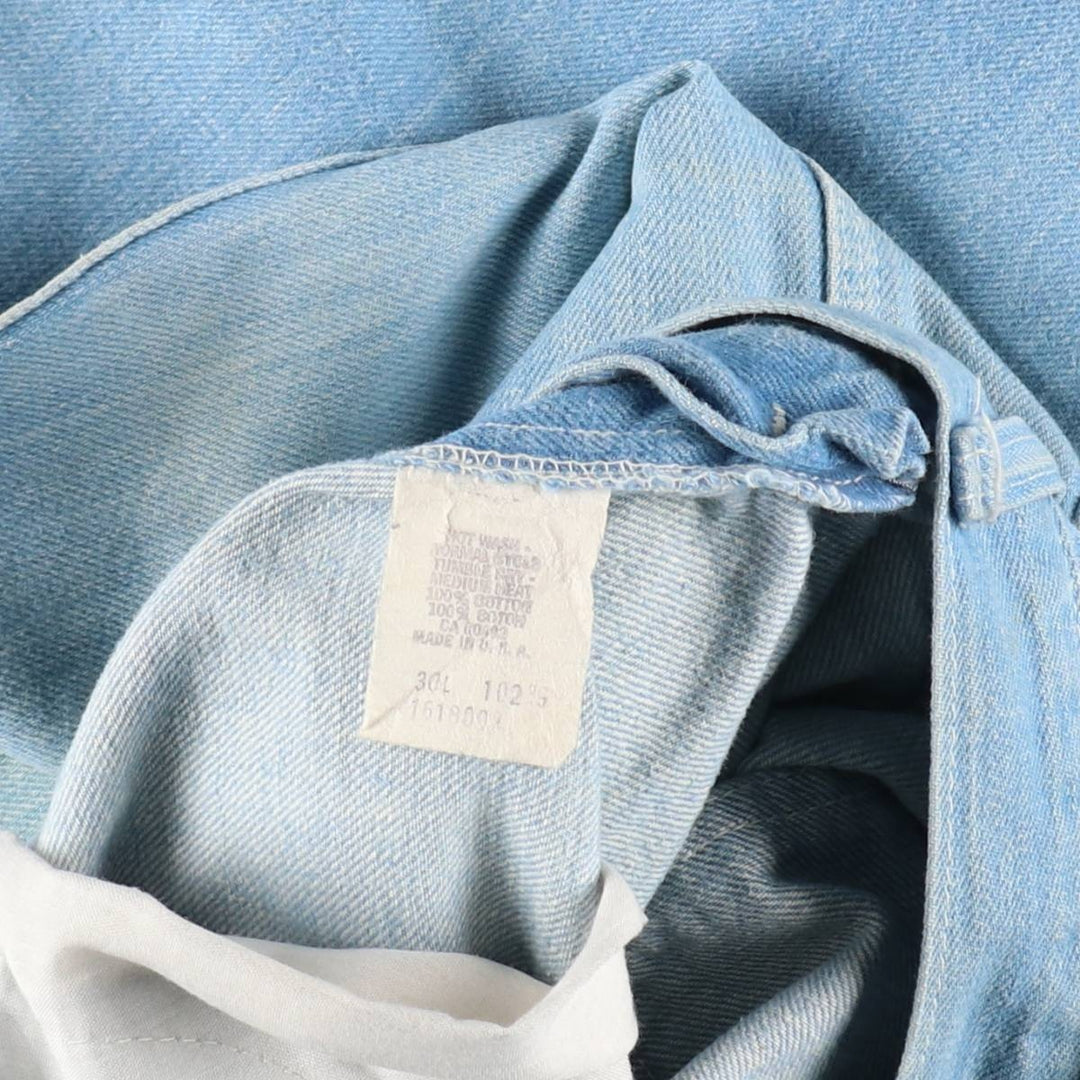 Lee bootcut denim pants, made in the USA, women's size L (equivalent to W28), vintage. cotton Blue type light blue Vintage Second Hand
