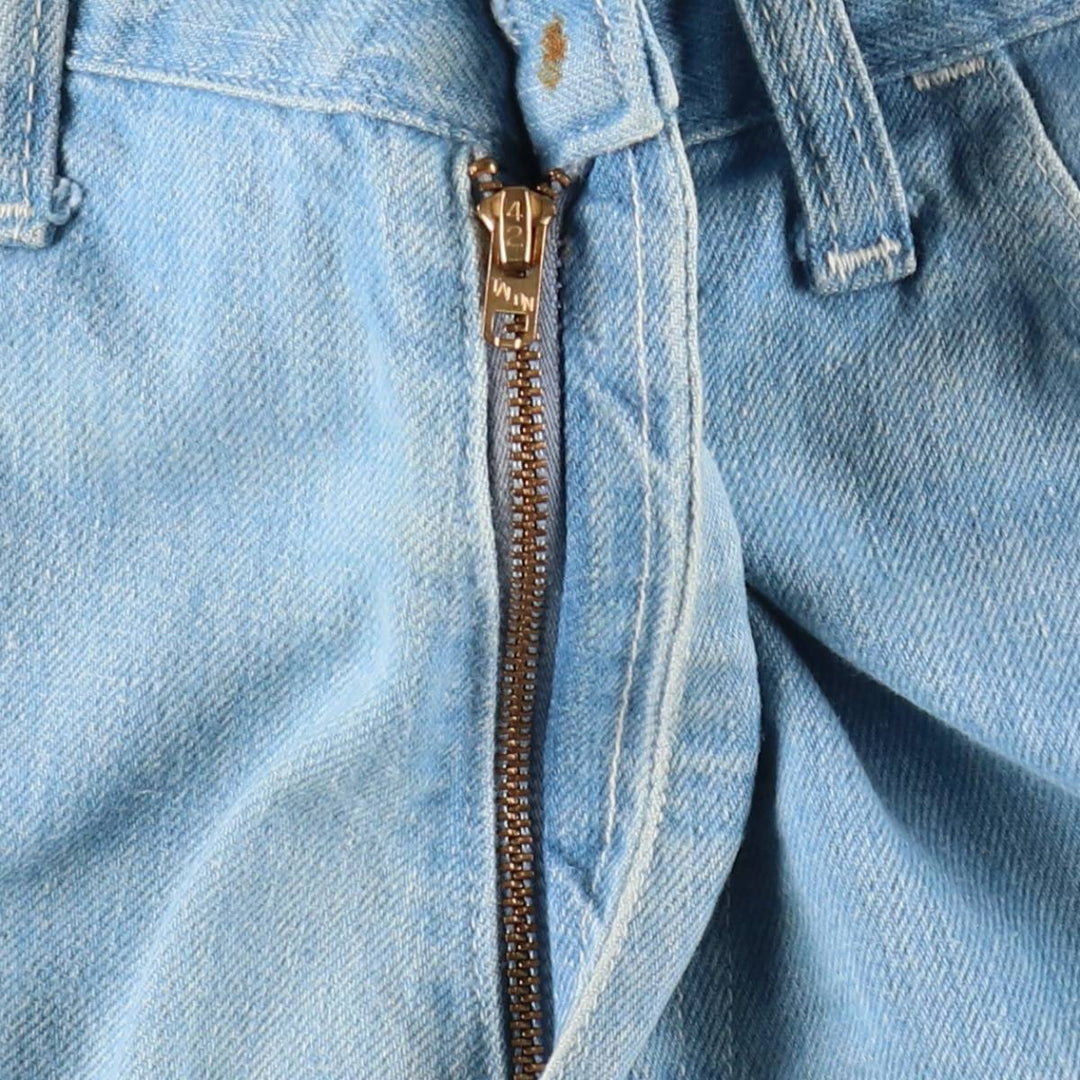 Lee bootcut denim pants, made in the USA, women's size L (equivalent to W28), vintage. cotton Blue type light blue Vintage Second Hand