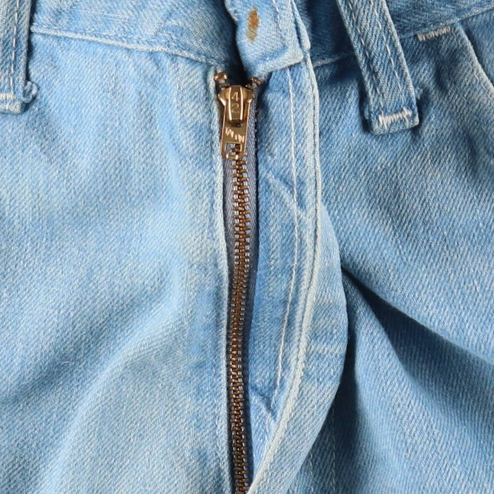 Lee bootcut denim pants, made in the USA, women's size L (equivalent to W28), vintage. cotton Blue type light blue Vintage Second Hand