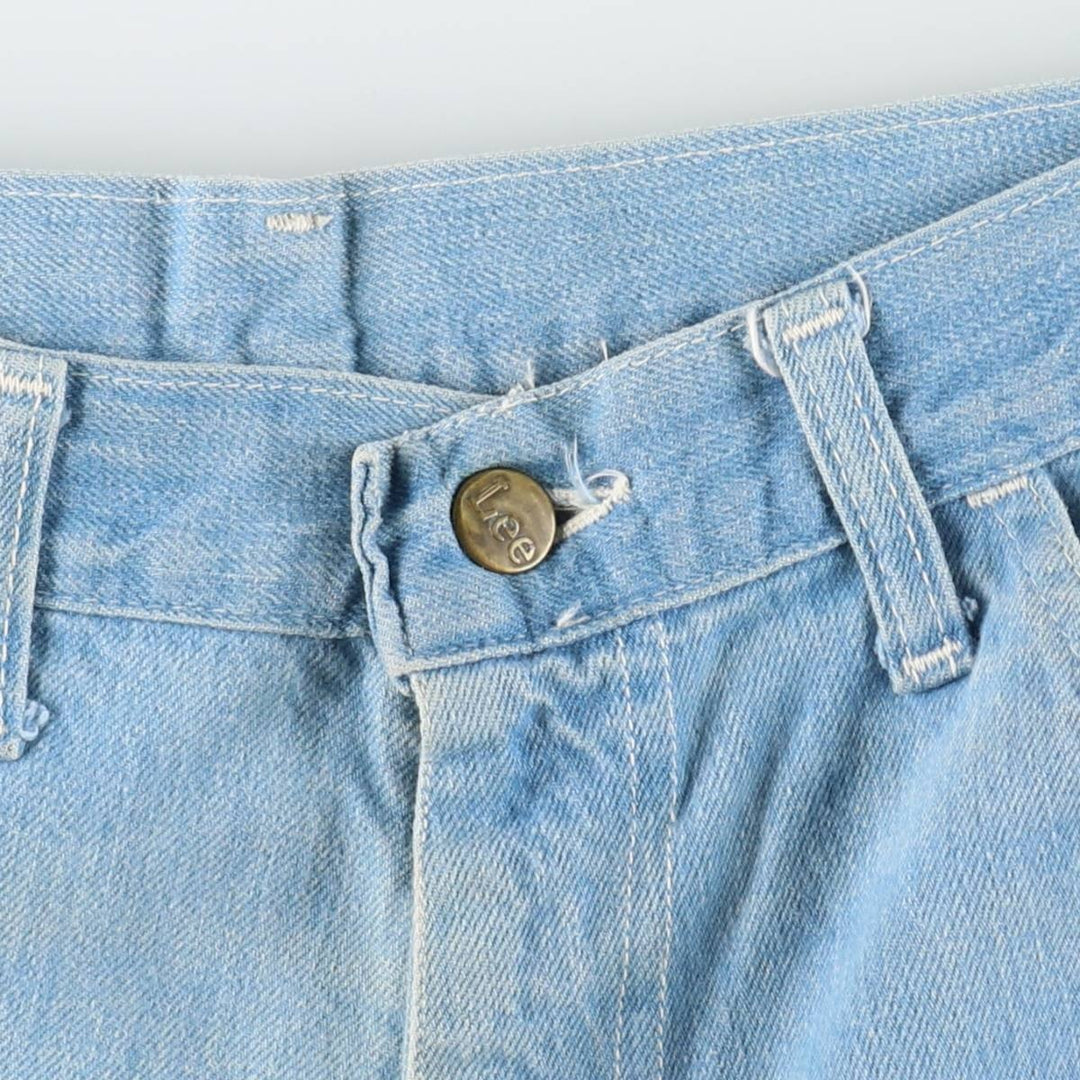Lee bootcut denim pants, made in the USA, women's size L (equivalent to W28), vintage. cotton Blue type light blue Vintage Second Hand