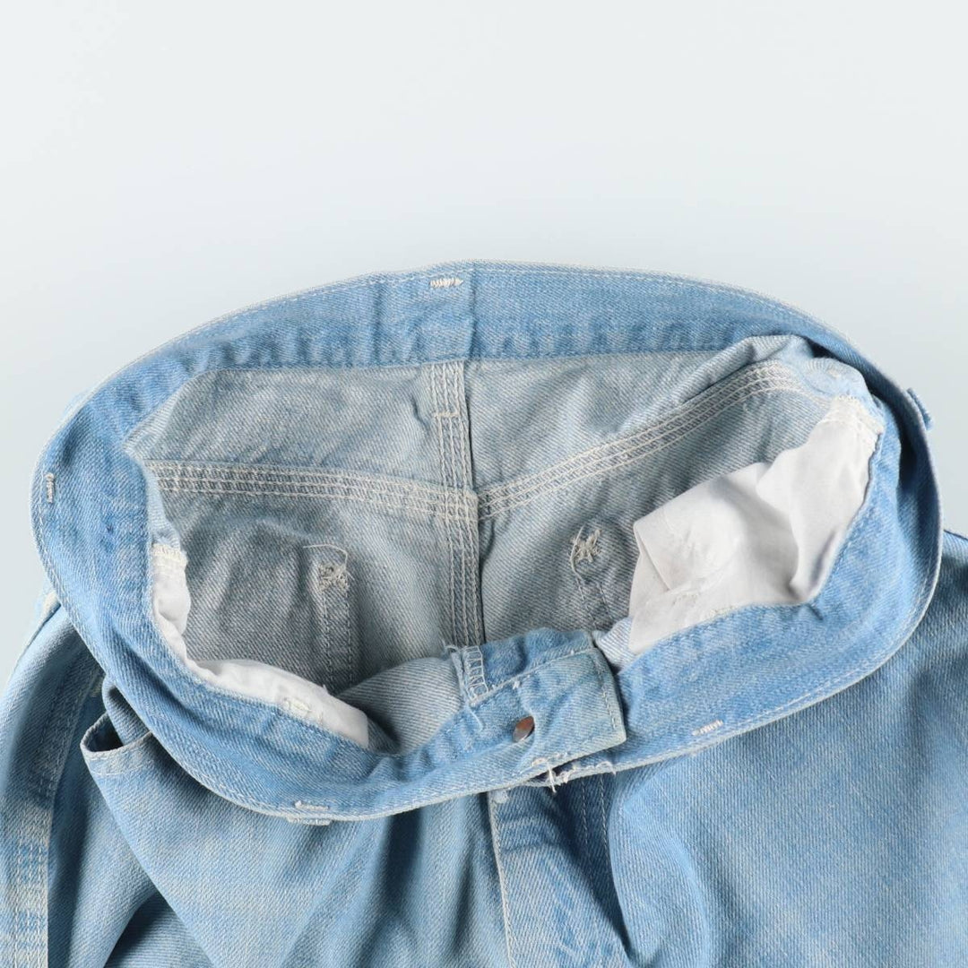 Lee bootcut denim pants, made in the USA, women's size L (equivalent to W28), vintage. cotton Blue type light blue Vintage Second Hand