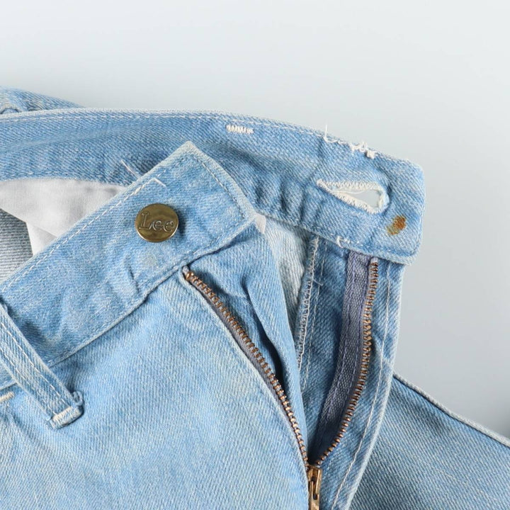 Lee bootcut denim pants, made in the USA, women's size L (equivalent to W28), vintage. cotton Blue type light blue Vintage Second Hand