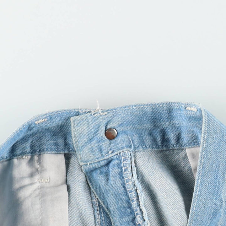 Lee bootcut denim pants, made in the USA, women's size L (equivalent to W28), vintage. cotton Blue type light blue Vintage Second Hand