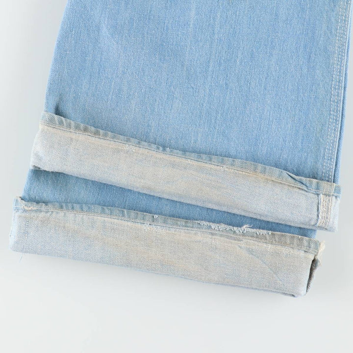 Lee bootcut denim pants, made in the USA, women's size L (equivalent to W28), vintage. cotton Blue type light blue Vintage Second Hand