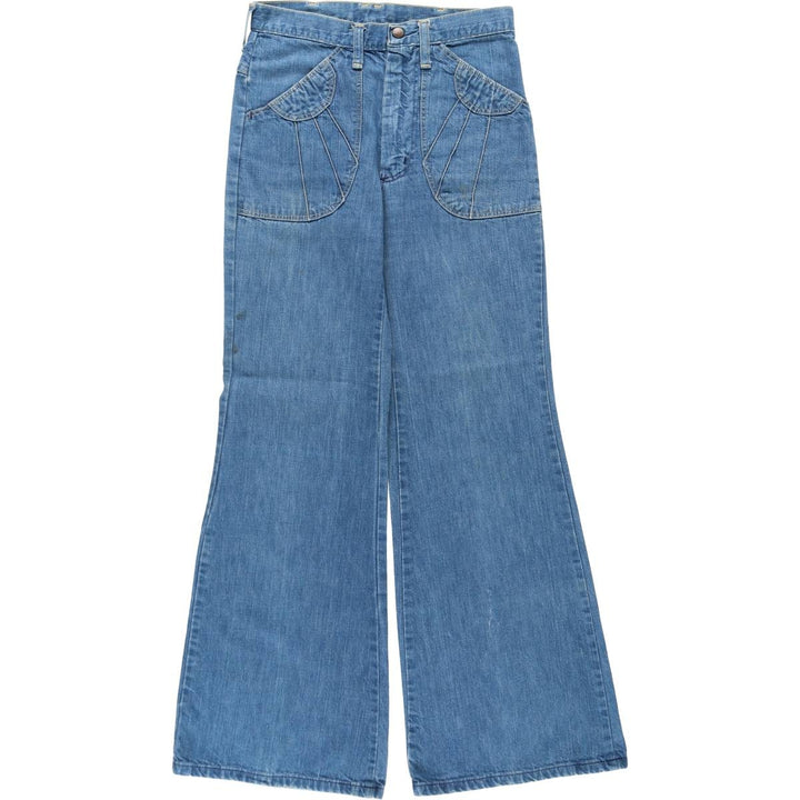 Wrangler bootcut denim pants, women's size M (equivalent to W26), vintage. unclear blue type Vintage Second Hand